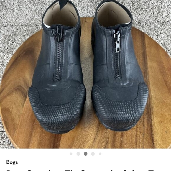 Bogs Black Overshoe Zip Composite Safety Toe main image 7